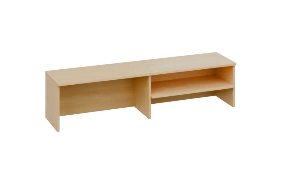 CNN 2 - 142 nástavba stolová, deska 25 mm, 342x1400x340, bříza světlá